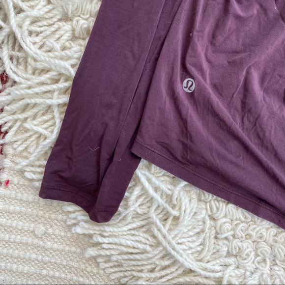 LULULEMON attic plum purple Deep Stretch long sleeve tee 6 - Picture 10 of 11